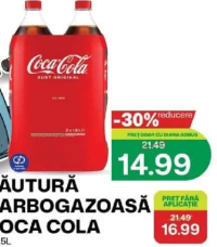 Coca Cola Băutură carbogazoasă 2x1.5L