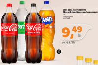 Coca-Cola / Fanta / Sprite Băutură răcoritoare carbogazoasă 2L
