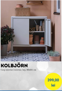 KOLBJÖRN Corp interior/exterior, bej, 80x81 cm