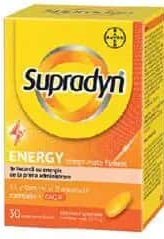 Supradyn Energy Coenzima Q10 Multivitamine și minerale 30 cpr. film.