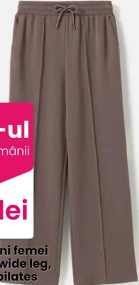 BEKKIN Pantaloni femei wide leg, pentru pilates