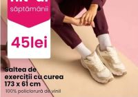 Bekkin Saltea de exerciții cu curea 173 x 61 cm
