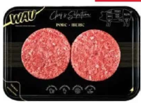 WAU Burger de porc Iberic 2 x 130 g