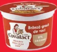 Covalact Brânză grasă de vaci 6% 200 g