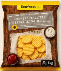 Ecofrost Cartofi felii ondulate 1kg