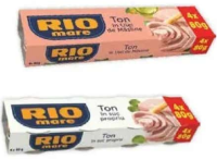 RIO MARE Ton în ulei de măsline / în suc propriu 4 x 80 g