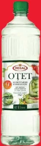 REGAL Oțet alimentar de fermentație din alcool etilic 9° 1 l