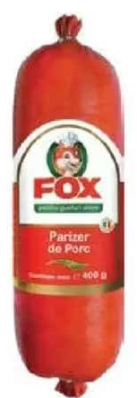 FOX Parizer de porc 400 g