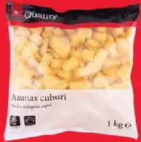 TRANSGOURMET Quality Ananas cuburi 1 kg