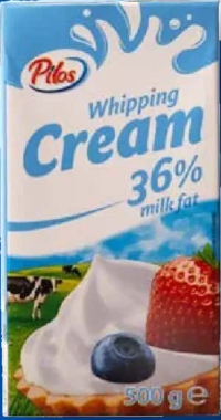 Pilos Smântână pentru frișcă / gătit 36% grăsime 500g