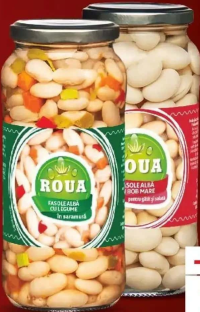 Roua Fasole albă cu legume / cu bob mare 540 g