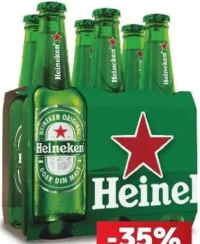 HEINEKEN Bere blondă 5% alcool 6x0,33 l