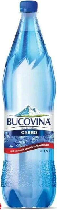 Bucovina Apă minerală naturală carbogazificată 1,5 l