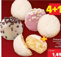 Minigogoașă stracciatella/ căpșuni/ cocos 26 g/ 22 g