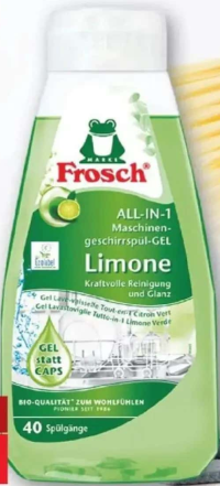 FROSCH Detergent gel masina de spalat vase lime 650 ml