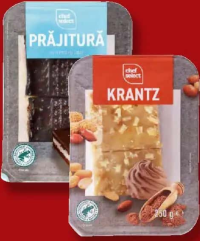 Chef Select Krantz / Prăjitură cremă cu lapte 2 x 125g