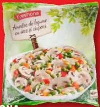 Freshona Amestec de legume cu orez și ciuperci 450 g