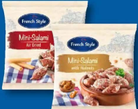 FRENCH STYLE Mini salam simplu / cu nucă 75 g