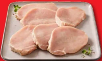 Cotlet porc fără os, feliat per 100 g
