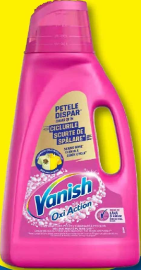 Vanish Oxi Action Soluție îndepărtare pete haine colorate 3 L