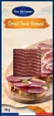 Duc De Coeur Piept de rață uscat, feliat 90 g