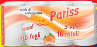 Pariss Hârtie igienică piersică 3 straturi 16 role