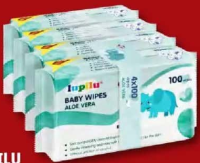 LUPILU Șervețele umede pentru bebeluși 4 x 100 buc.