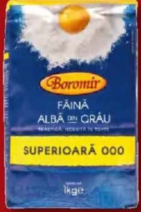 BOROMIR Făină albă de grâu superioară tip 000 1 kg