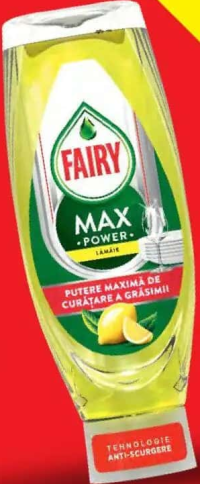 FAIRY MAX POWER Detergent lichid de vase lămâie 730 ml
