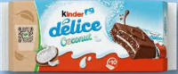 KINDER DELICE Prăjitură cu cocos 10 x 37 g