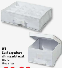 W5 Cutii depozitare din material textil