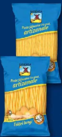 Băneasa Paste făinoase artizanale cu ouă tăiței lați / lungi 200 g