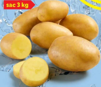 Cartofi albi spălați sac 3 kg