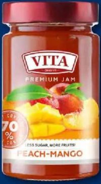 VITA Gem de piersici cu mango 380 g