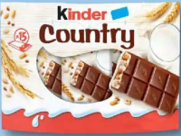 KINDER COUNTRY Batoane de ciocolată cu cereale 15 x 23,5 g