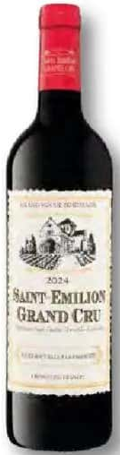 ST. EMILION Vin roșu de Bordeaux, Grand Cru A.O.P. 0,75 L
