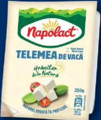 NAPOLACT Telemea de vacă, gust domol 350 g