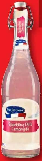 DUC DE COEUR Limonadă rose carbogazoasă 0,75 L