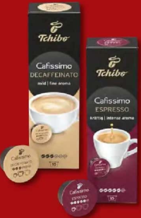 Tchibo Cafissimo Cafea capsule Crema Rich / Intense / Elegant / Fine / decofeinizată 10 capsule 70 g