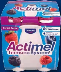 Danone Actimel Iaurt de băut 1,4% grăsime diverse sortimente 4 x 100 g