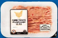 Carne tocată din piept și pulpă de pui 500g