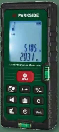PARKSIDE Telemetru cu laser 1 buc.