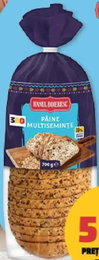 Hanul Boieresc Pâine multisemințe 700 g