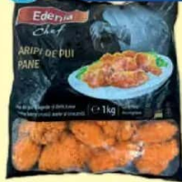 EDENIA Chef aripi de pui pane 1kg