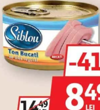 Siblou Ton Bucăți în Ulei 185g
