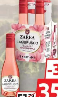 Zarea Lambrusco 4x0.187L