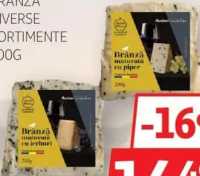 AUCHAN COLLECTION BRÂNZĂ DIVERSE SORTIMENTE 200G