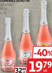Domeniile Bohotin Vin Spumant Roze 0.75L