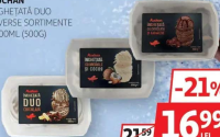 Auchan Înghețată Duo diverse sortimente 1000ml (500g)