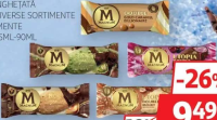Double Magnum Înghețată diverse sortimente 85ml-90ml